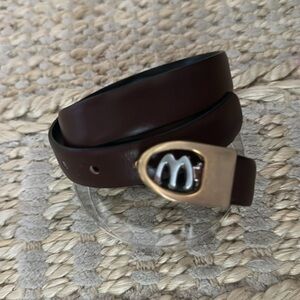 Vintage Buxton Ladies Reversible Initial Belt “M”